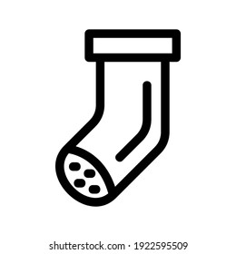 stocking icon or logo isolated sign symbol vector illustration - high quality black style vector icons
