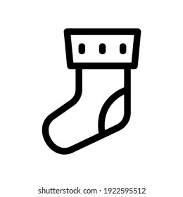 stocking icon or logo isolated sign symbol vector illustration - high quality black style vector icons
