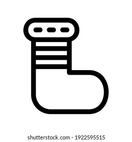 stocking icon or logo isolated sign symbol vector illustration - high quality black style vector icons
