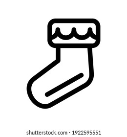 stocking icon or logo isolated sign symbol vector illustration - high quality black style vector icons
