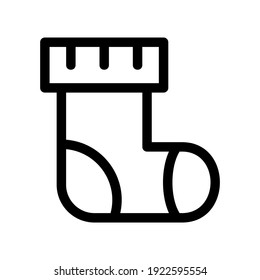 stocking icon or logo isolated sign symbol vector illustration - high quality black style vector icons

