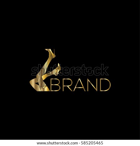 Stockings vector logo design template
