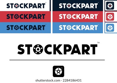 Stockpart Logo Design and Mobile App icon