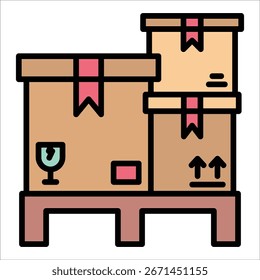 Stockpiel-Symbolelement für Design
