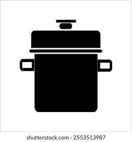 stockpot icon, to steam or cook in large quantities