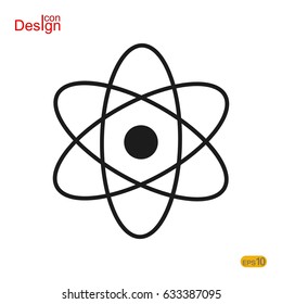 stock,vector,atom,icon, flat.
