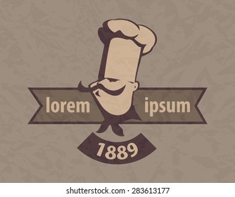 stock-vector-illustration-logotype-gastronomy-cookery-vintage