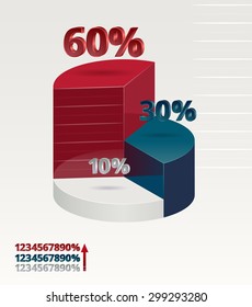 stock-vector-illustration-template-isometric-infographics-interest