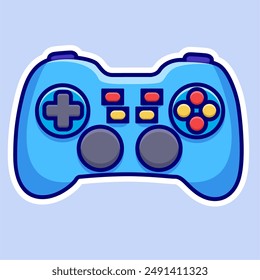 Stok Video Game Console Cartoon Vector sticker Illustration art