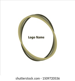 stoke circle logo design, stroke circle with gradient color design.