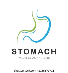 stomach abstract vector logo template