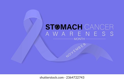 Stomach Cancer awareness month is observed every year In November. Background, banner, card, poster, template. Vector illustration.