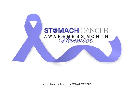 Stomach Cancer awareness month is observed every year In November. Background, banner, card, poster, template. Vector illustration.
