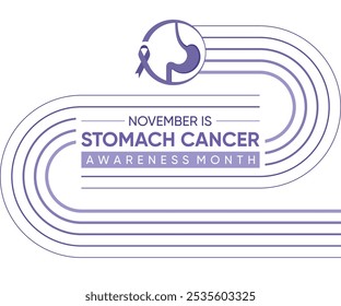 Stomach Cancer Awareness Month is observed in November each year, with the goal of raising awareness about stomach cancer.