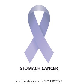 Stomach Cancer Periwinkle Ribbon Vector