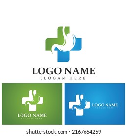 Stomach care icon design concept vector illustration