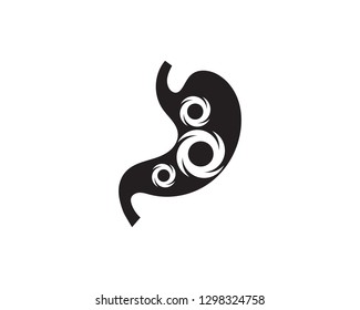 stomach care icon designs concept vector illustration