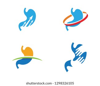 stomach care icon designs concept vector illustration