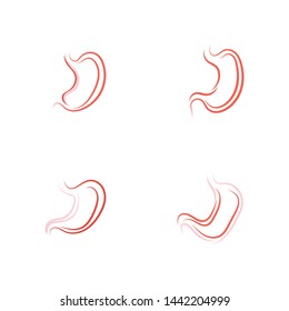 stomach care icon designs concept vector illustration