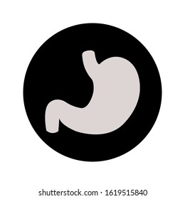 stomach care icon designs concept vector illustration. stomach icon on white background