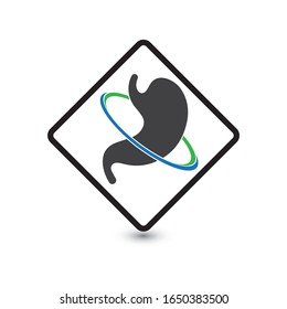 stomach care icon designs concept vector illustration