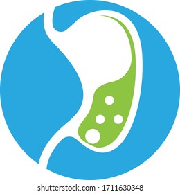 Stomach care icon designs concept vector illustration
