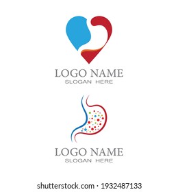 stomach care icon designs concept vector illustration
