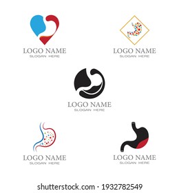 stomach care icon designs concept vector illustration