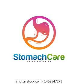 Stomach Care Logo Design Concept Vector, Health Stomach Logo Design Template, Colorful, Emblem, Design Concept, Creative Symbol, Icon