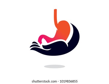 Stomach Care Logo Design Template, Element Design, Vector Design