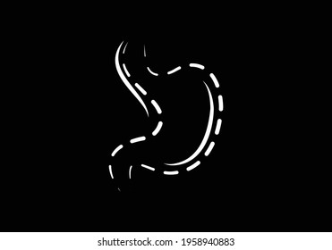 Stomach Care Logo Design Template Vector, Creative Symbol, Icon