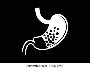 Stomach Care Logo Design Template Vector, Creative Symbol, Icon