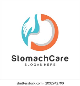 Stomach Care logo design template, stomach care logo concept vector design, belly logo design template