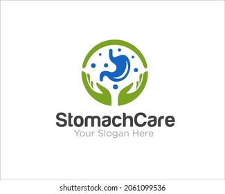 Logo für Magenpflege, einfach für das Logo des Gesundheitsdienstes