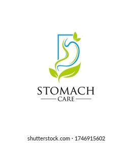 stomach care logo. icon designs concept vector illustration