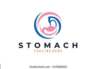 stomach care logo icon vector isolated