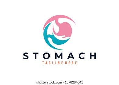 stomach care logo icon vector isolated