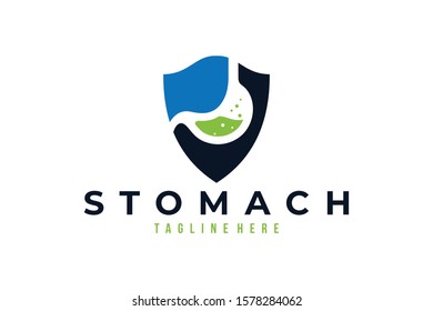 stomach care logo icon vector isolated
