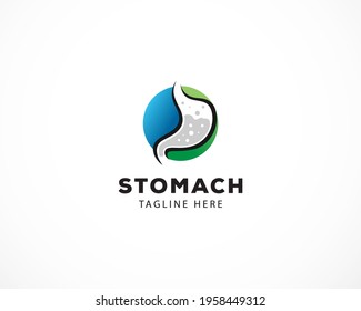 Stomach Care Logo Template Design Vector, Emblem, Design Concept, Creative Symbol, Icon