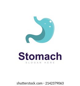 Design-Vorlage für Vektorgrafik-Stomach-Pflegelogo, kreatives Magensymbol