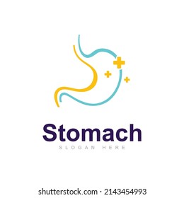 Stomach Care Logo Vector Design Template, Creative stomach Symbol