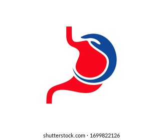 Stomach Care logo vector template, Creative stomach logo design concepts