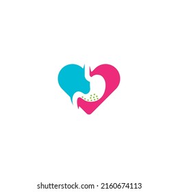 stomach care logo,vector illustration symbol design template.