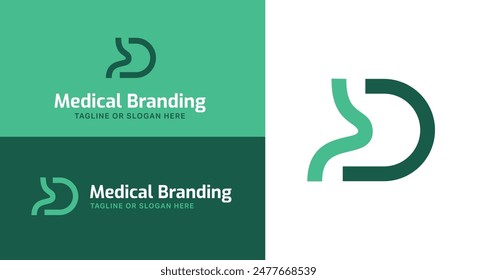 Magen D Concept Green Medical Doctor Branding Kit