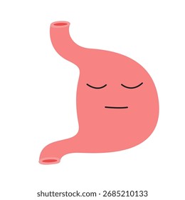 Concepto de enfermedad estomacal. Ilustración vectorial