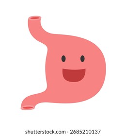 Concepto de enfermedad estomacal. Ilustración vectorial