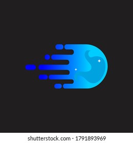 Stomach fast Icon Design logo Vector stock illustration