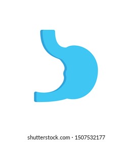 stomach flat icon sign. stomach symbol, logo illustration. Different style icons set. Pixel perfect vector graphics - Vector