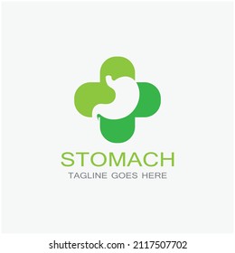 stomach health and stomach care logo design