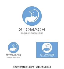 stomach health and stomach care logo design